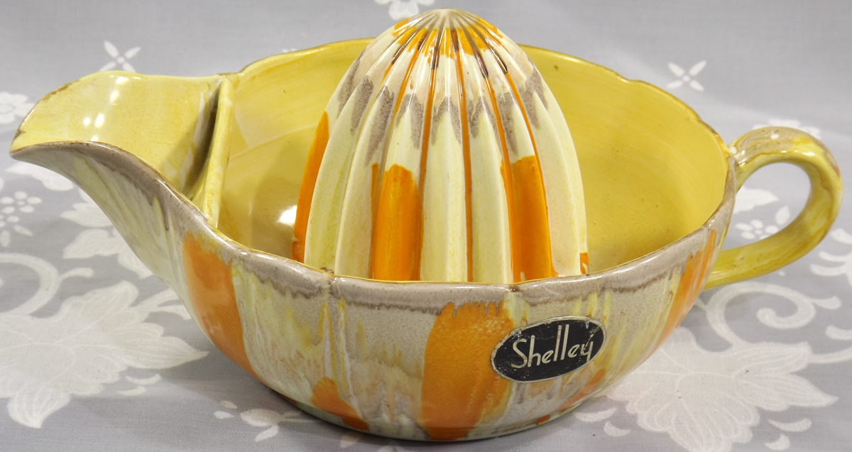 Shelley orange dripware 1 piece juicer