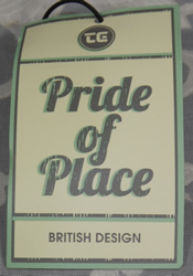 Pride of Place old green juicing jug label