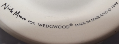 Nick Munro cream Wedgewood juicer basemark