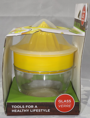 Yellow Prepara "Just Juice" juicer packaging