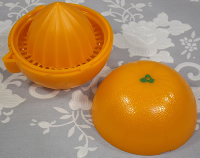 Open Baichuanghui 'pseudo orange' plastic juicer 