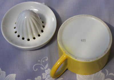 Base Yellow with white top juicer