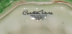 Pale green Carlton Ware basket weave juicer base mark