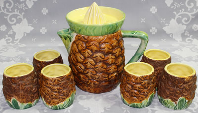 Pineapple juice set with 6 tumblers