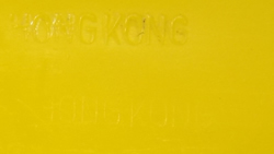 Base of Yellow plastic Made in Hong Kong juicer