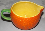Orange with yellow interior Jaffa Lemon Squeezer jug