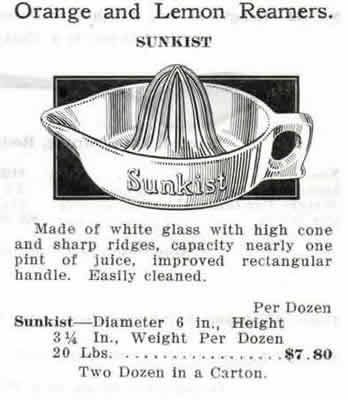 1925 Salt Lake City Hardware Co Sunkist advertisement