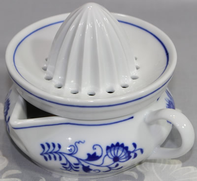 Blue Onion Zwiebelmuster Bohemia juicer