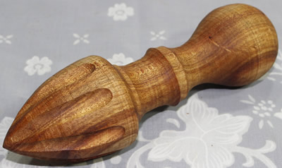 Dark grained wood reamer