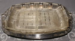 Divided tray Same pattern as 617 Sandwich Tray