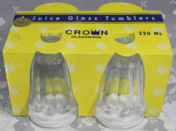 4 Juice Glass Tumblers