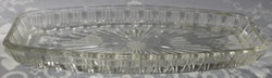 No. 417 - 10in Sandwich Tray (Amber)