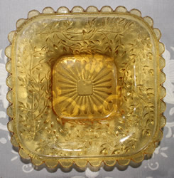 No. 4B 5½" Plate - Amber (Variety 3)
