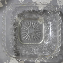 No. 4B 5½" Plate - Clear (Variety 2)