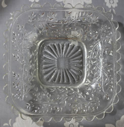 No. 4B 5½" Plate - Clear (Variety 3)