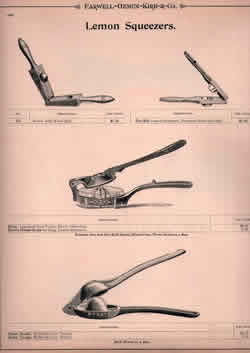 1900 Farwell Ozmun Kirk & Co Squeezers