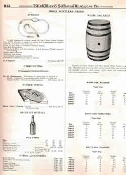 1928 Blish, Mize & SillimanHardware Co. home bottlers