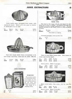 1930 Union Hardware juicers