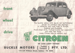 1954 Citroen De Luxe Light Fifteen