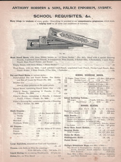 School Requisites - Anthony Horderns 1907 - Page 197