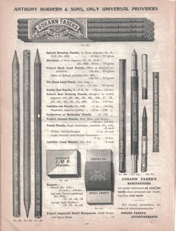 Pencils - Anthony Horderns 1907 - Page 200