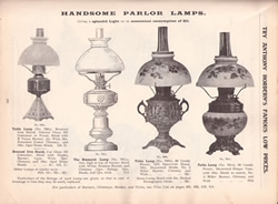 Parlor Lamps - Anthony Horderns 1907