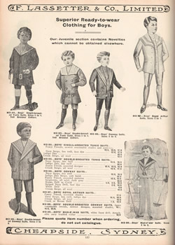 Clothing for Boys - Lasserters' Monthly Commercial Review (1913)