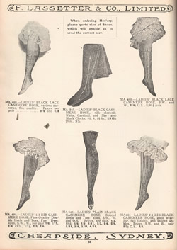 Ladies' Hosiery - Lasserters' Monthly Commercial Review (1913)