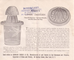 Many's Patent leaflet