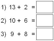 Addition Facts - Junior 1