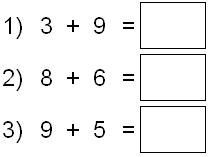 Addition Facts - Junior3