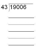 Division Algorithm - Long